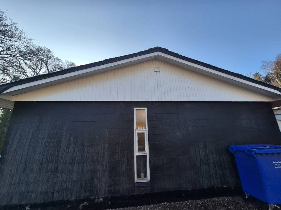 Rens af facade efter rens