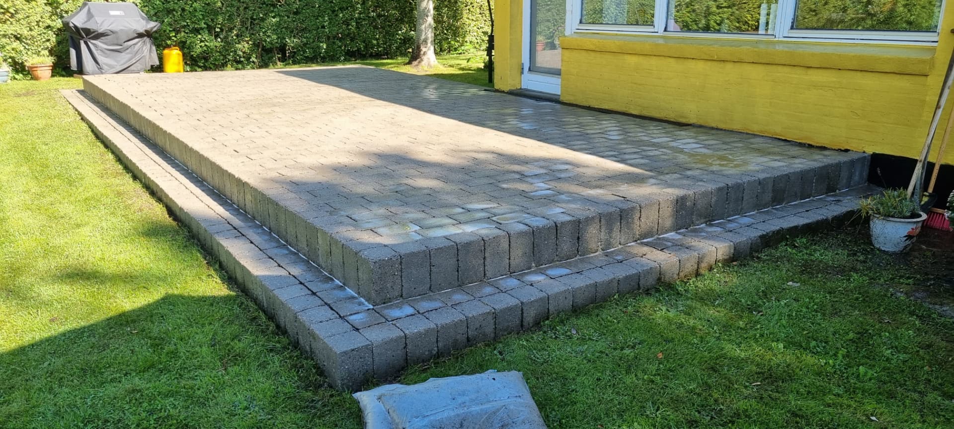 Terrasse efter rens